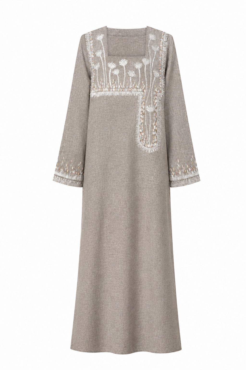 Classic Abstract Flora Kaftan