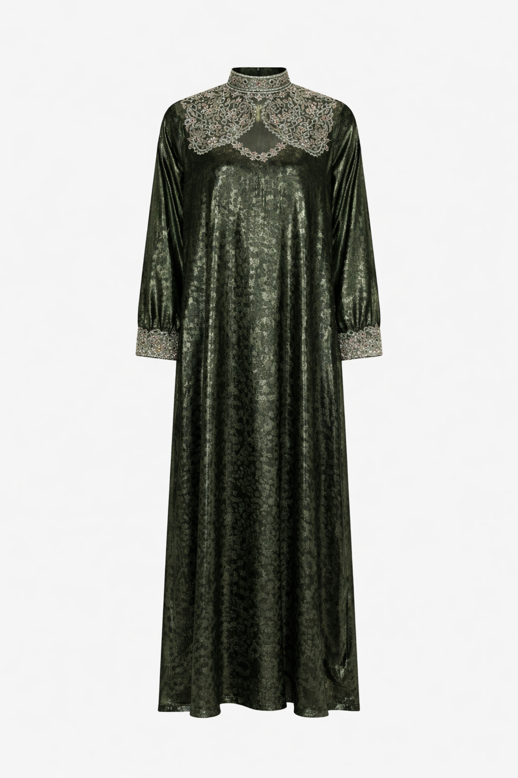 RTW - The Square Crystal Neckline Kaftan