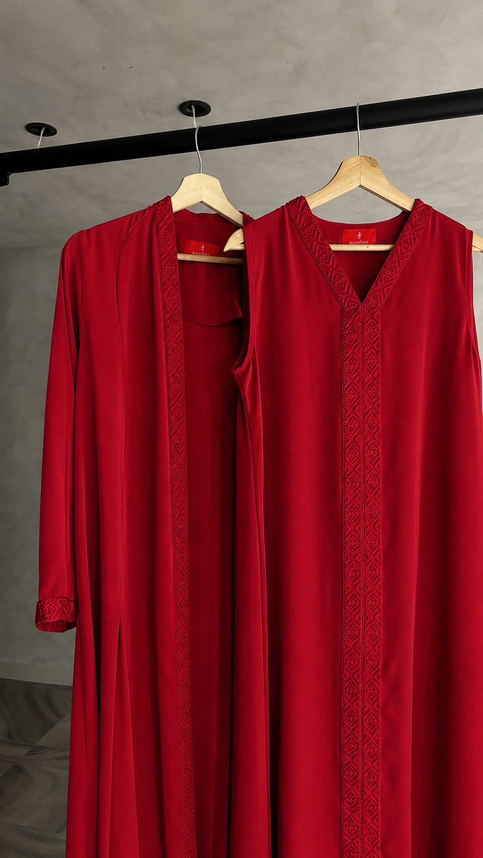 TRIMMING ABAYA AND INNER SET