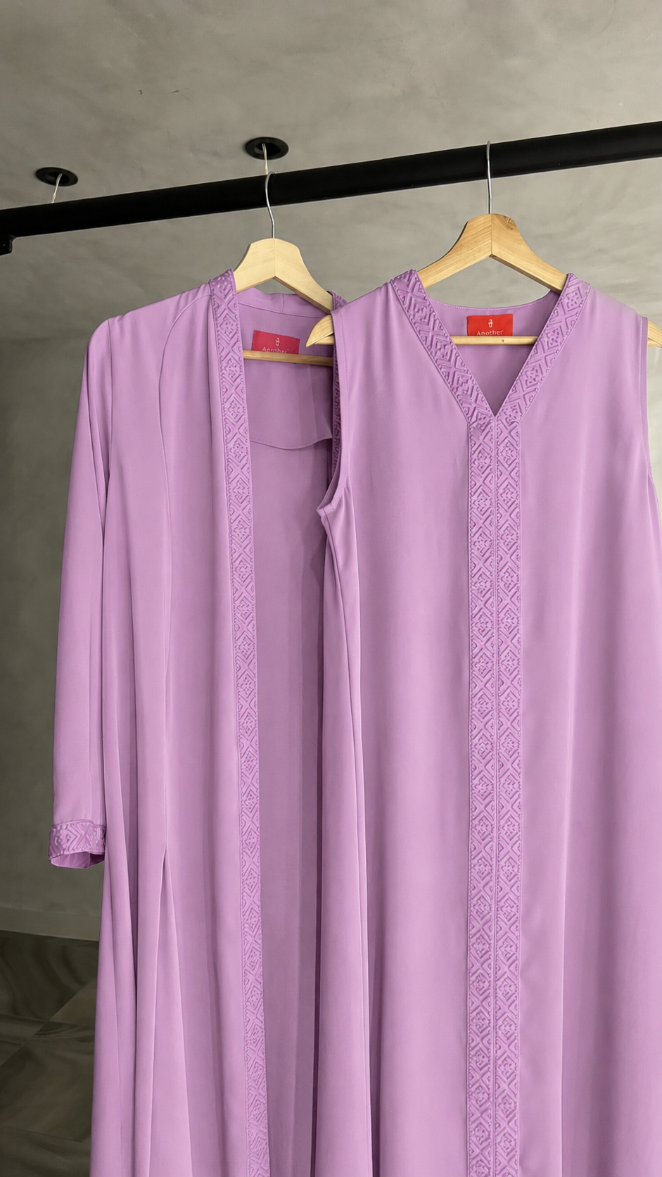 TRIMMING ABAYA AND INNER SET