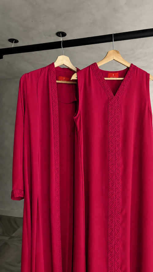 TRIMMING ABAYA AND INNER SET
