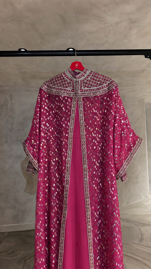 The Square Off-Shoulder Two-Piece Kaftan
