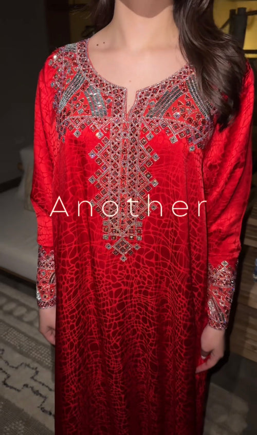 RTW - The Square Geometric Embroidery Kaftan