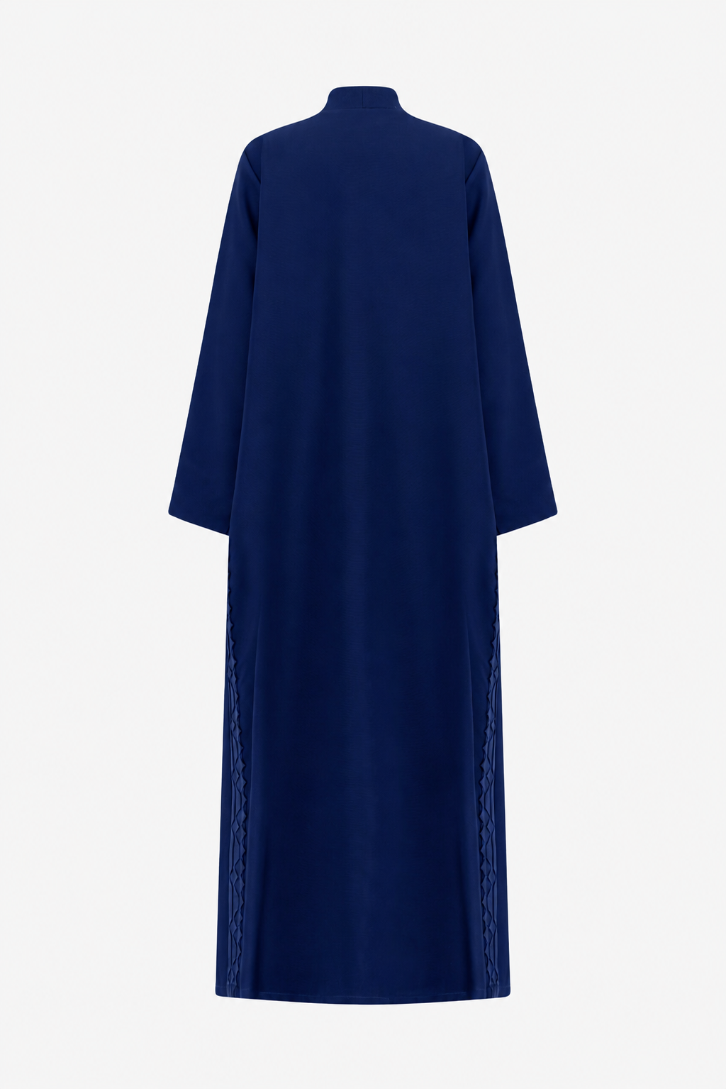 Classic Geometric Fold Side Abaya - Linen