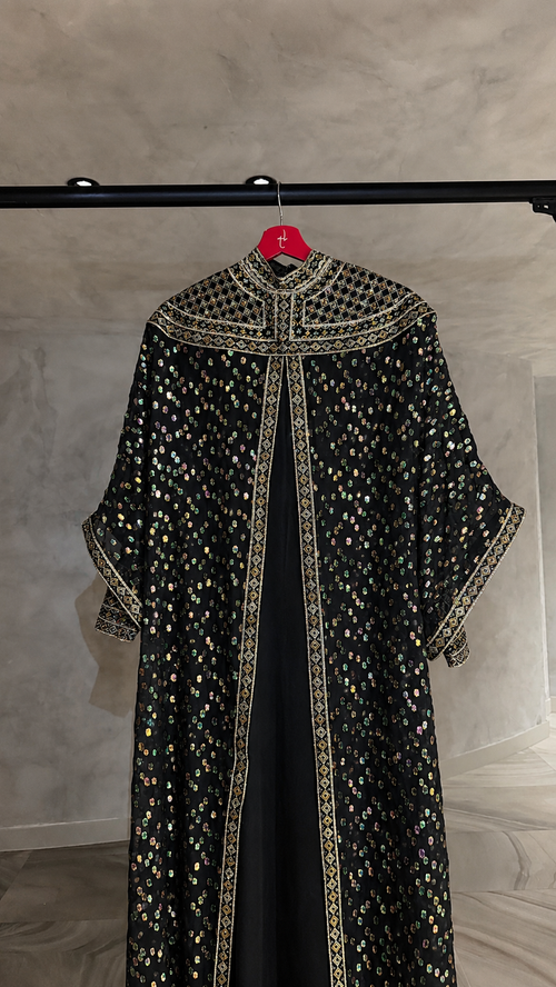 The Square Off-Shoulder Two-Piece Kaftan