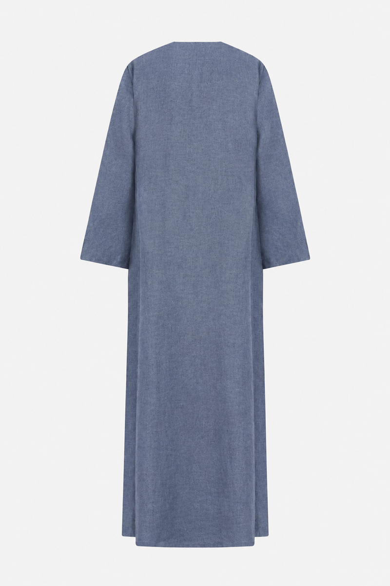 Classic Geometric Fold Wrap Abaya