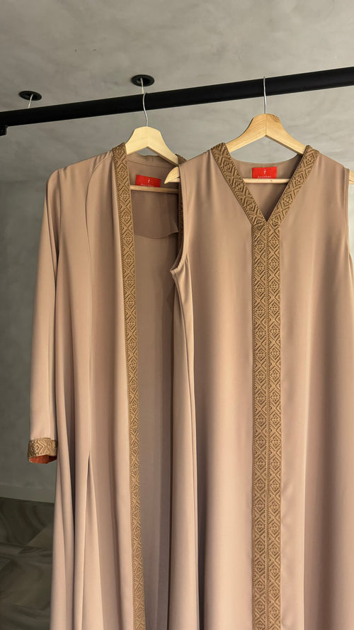 TRIMMING ABAYA AND INNER SET