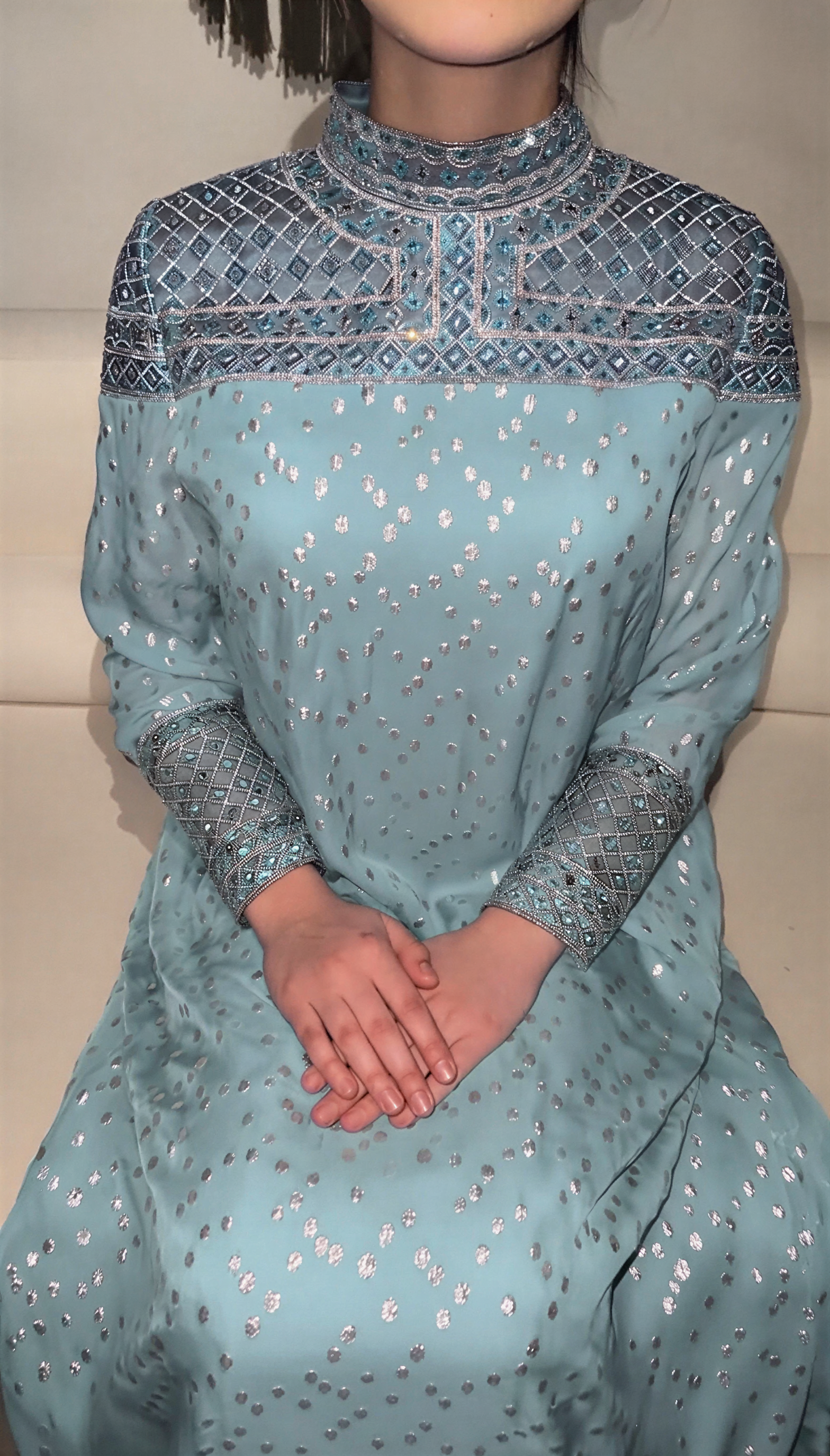 The Square Off-Shoulder Kaftan