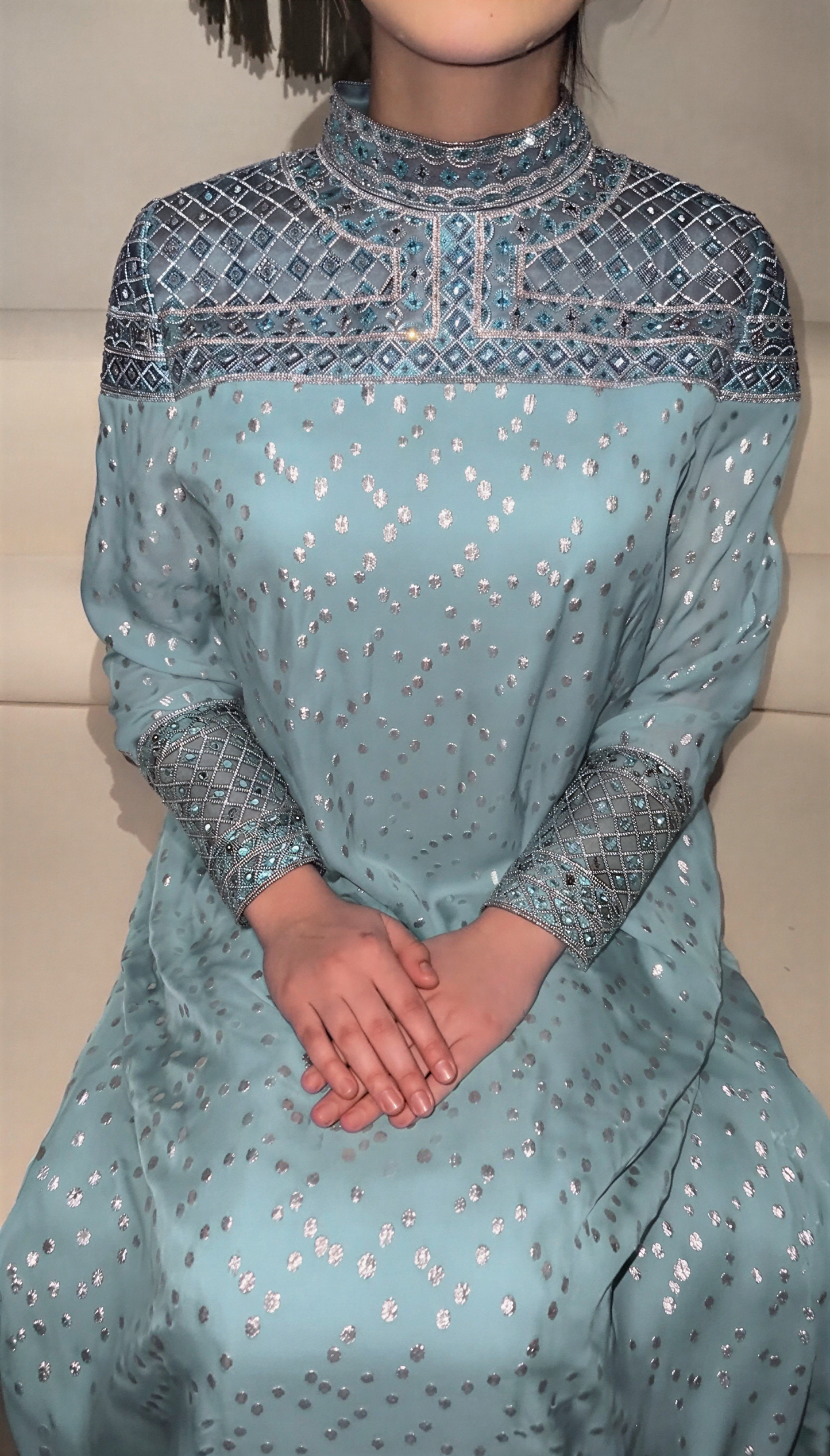 The Square Off-Shoulder Kaftan
