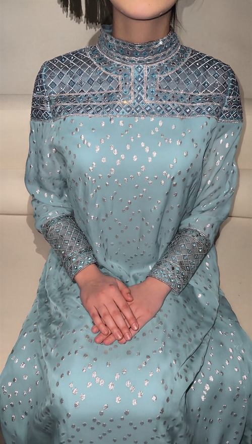 The Square Off-Shoulder Kaftan