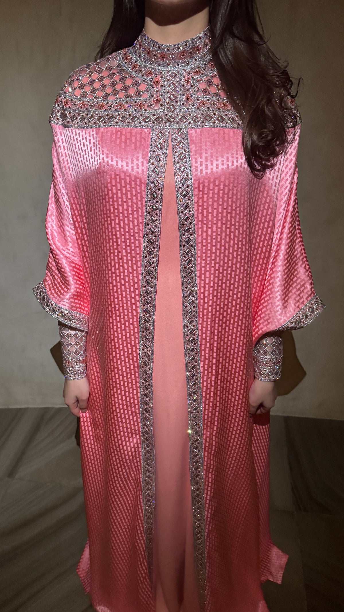 The Square Off-Shoulder Two-Piece Kaftan