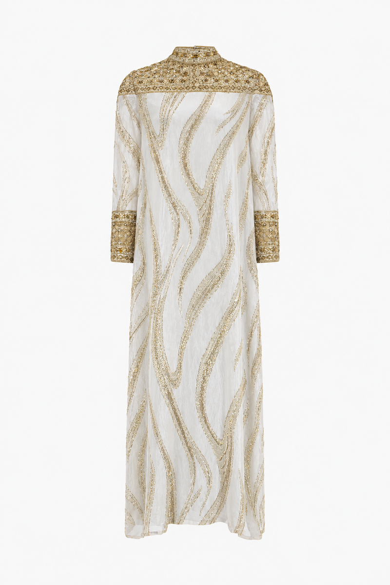 The Square Off-Shoulder Kaftan