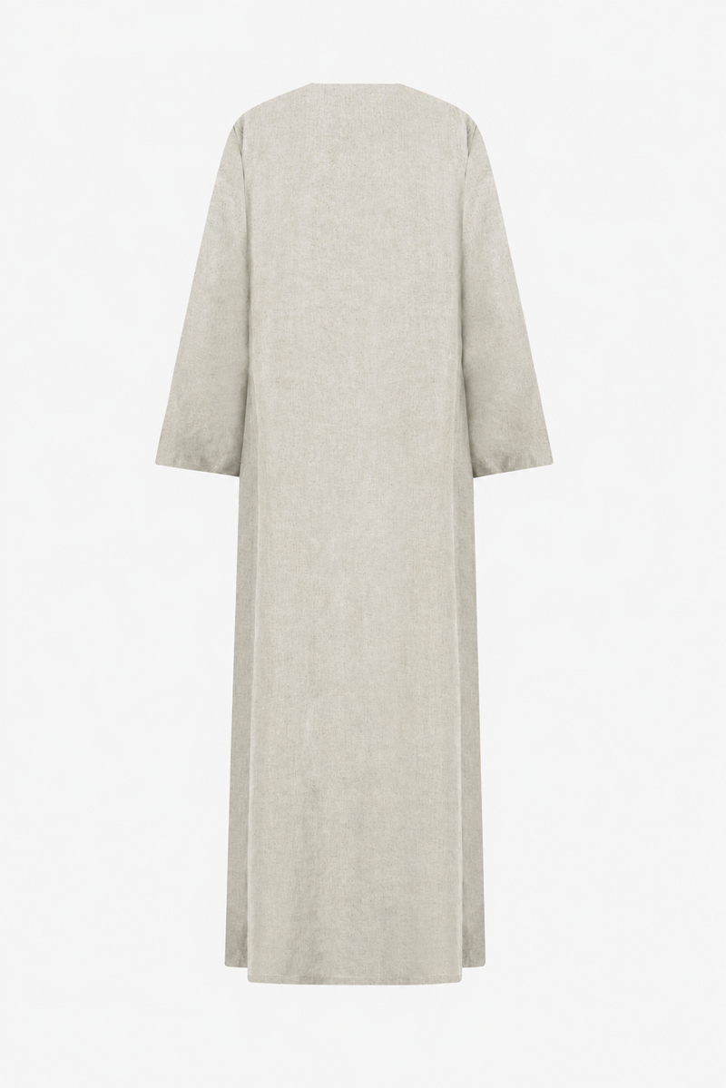 Classic Geometric Fold Wrap Abaya