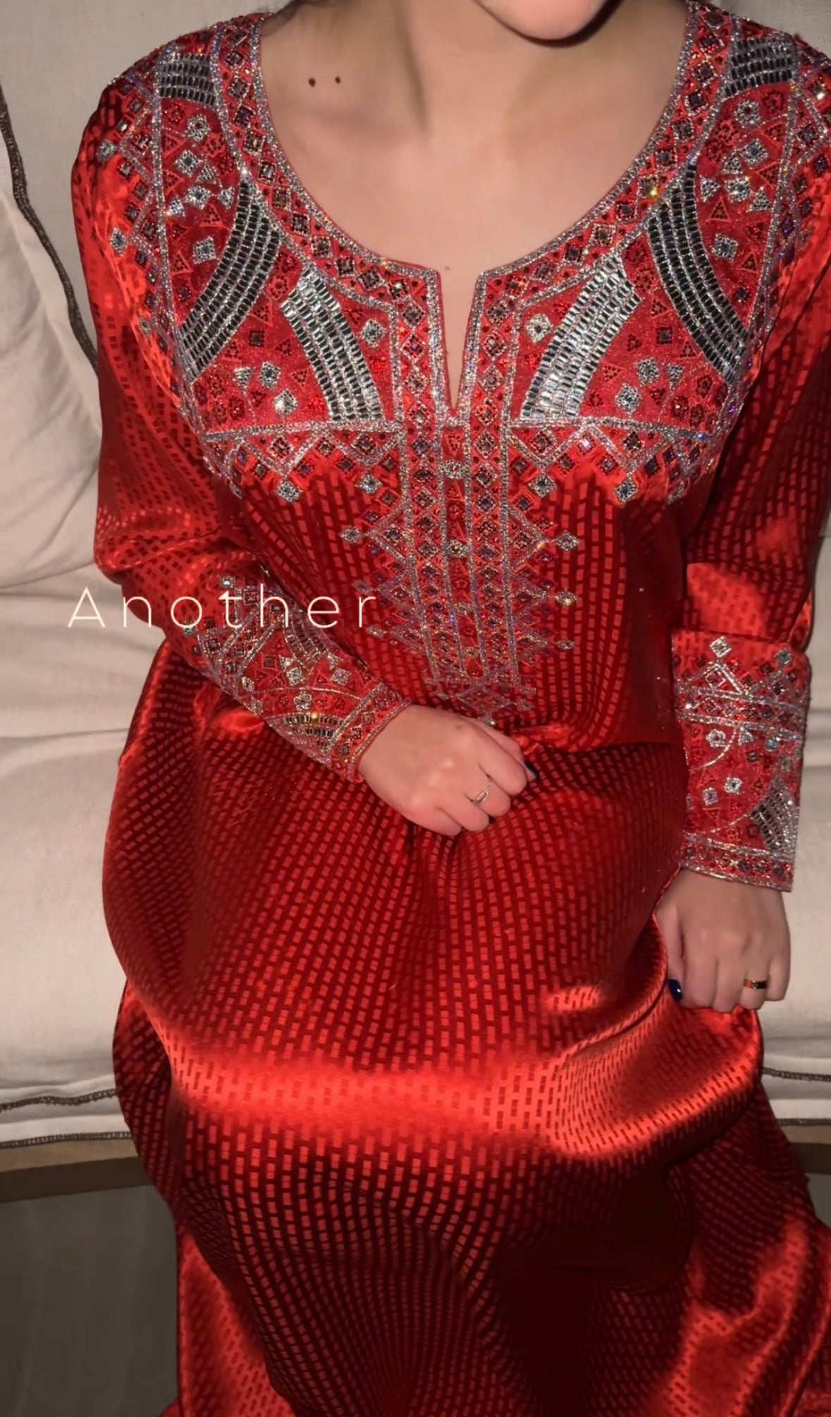 RTW - The Square Geometric Embroidery Kaftan