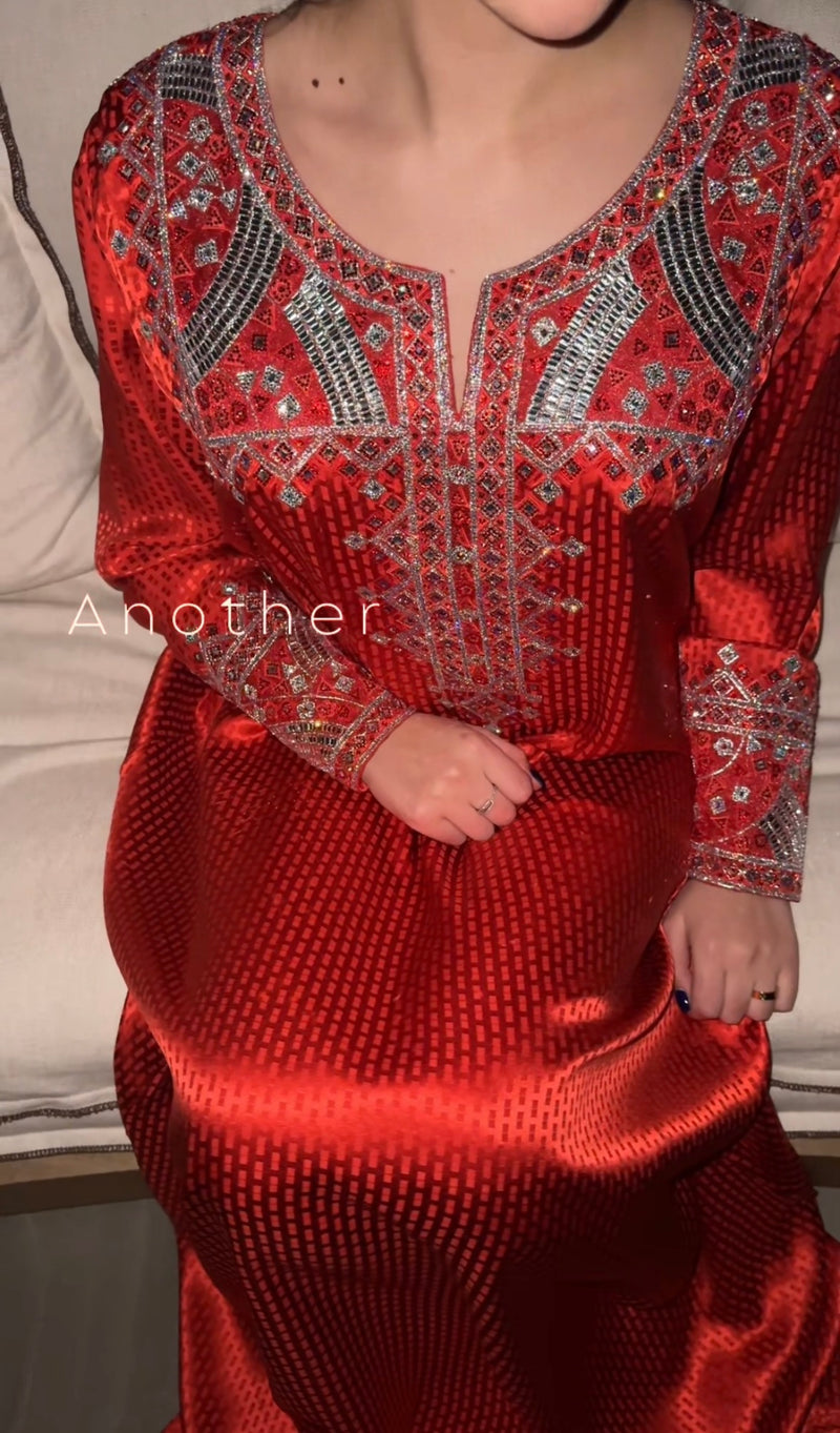 RTW - The Square Geometric Embroidery Kaftan