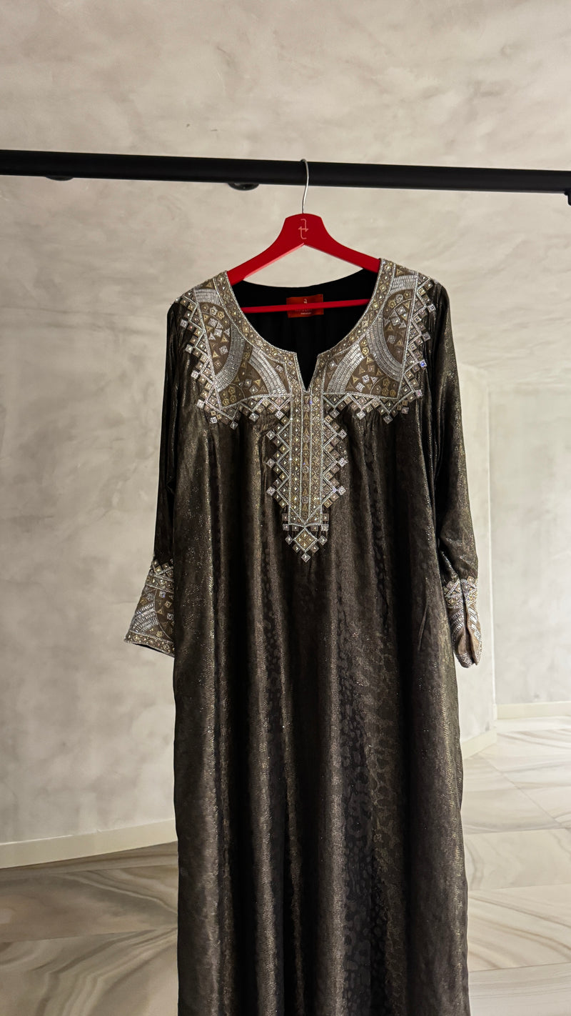 RTW - The Square Geometric Embroidery Kaftan