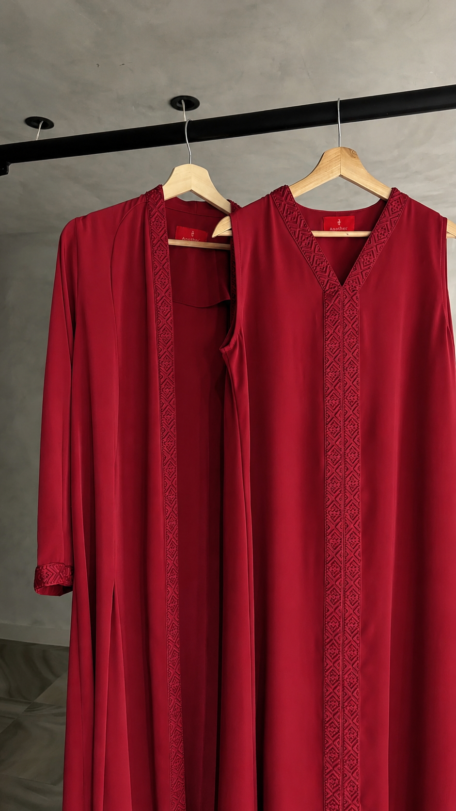 TRIMMING ABAYA AND INNER SET