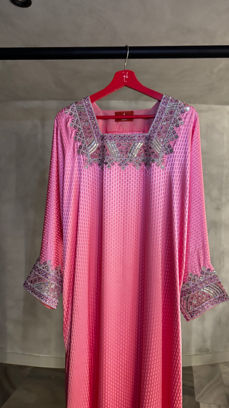 The Square Geometric Embroidery Kaftan V2